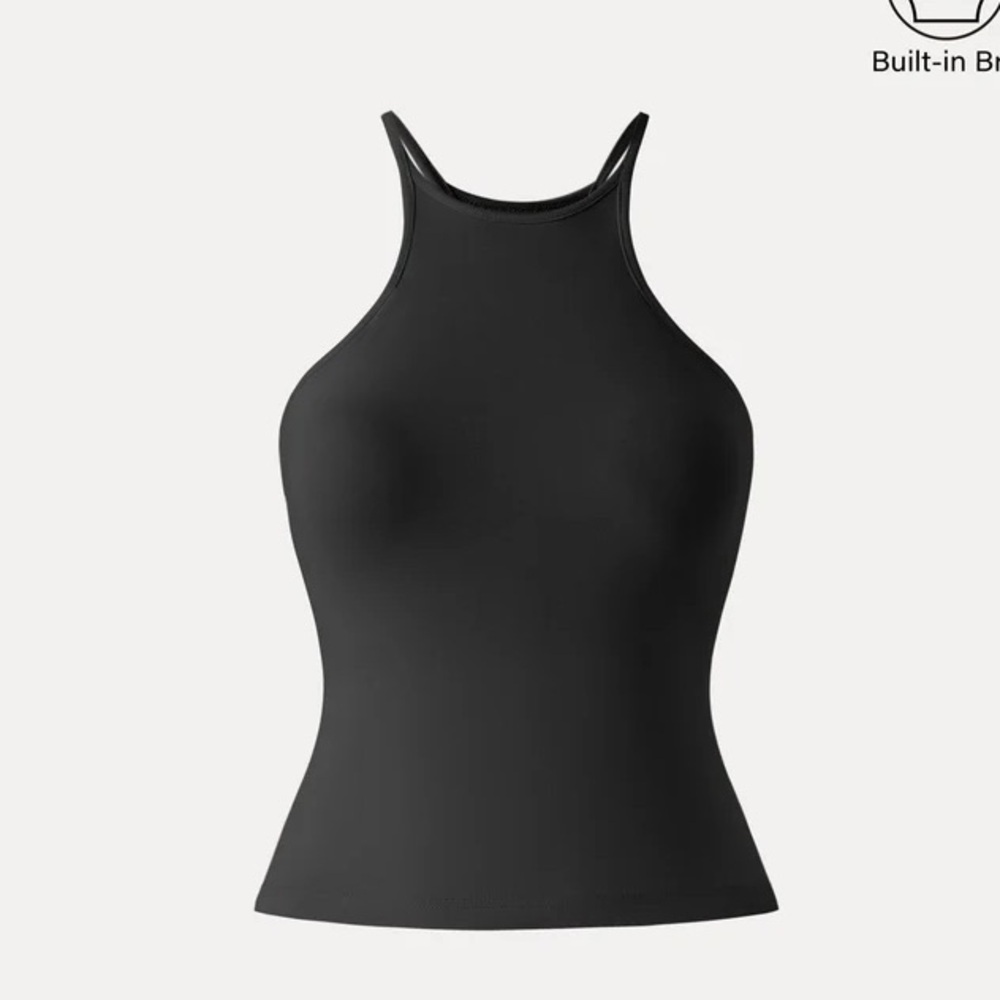 OGL Stretch Cotton Crew Neck and racerback Spaghetti Brami XS